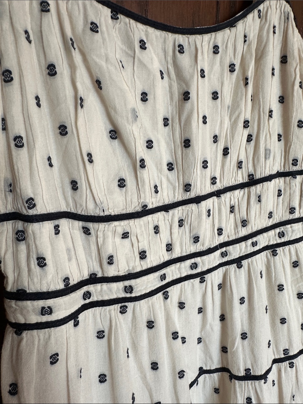 Ulla Johnson Clemente Dress
Elegant Cream Maxi Sundress with Black Sz 4 - Picture 15 of 15